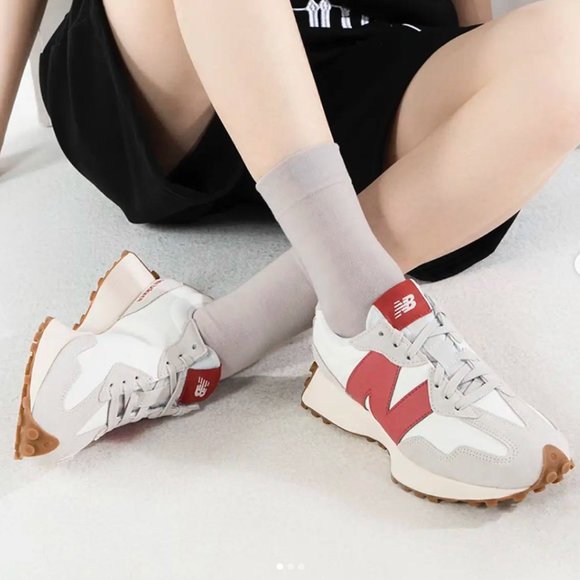 New Balance 327 Womens ~various sizes~ Sneakers Shoes White Watermelon Logo🍉 - Picture 7 of 14